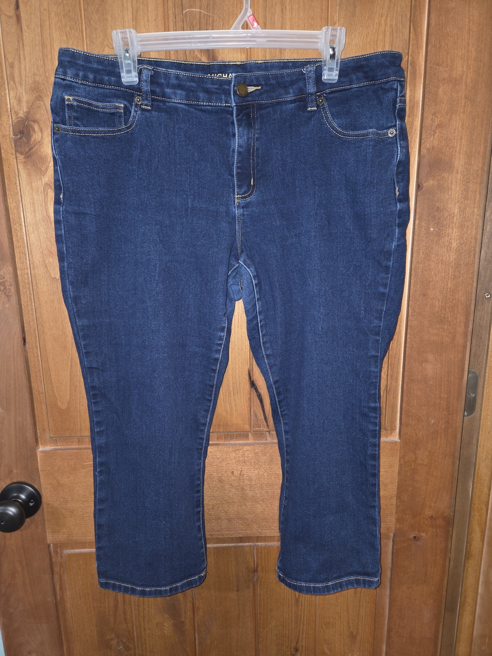 Michael Kors Dark Blue Denim Capris